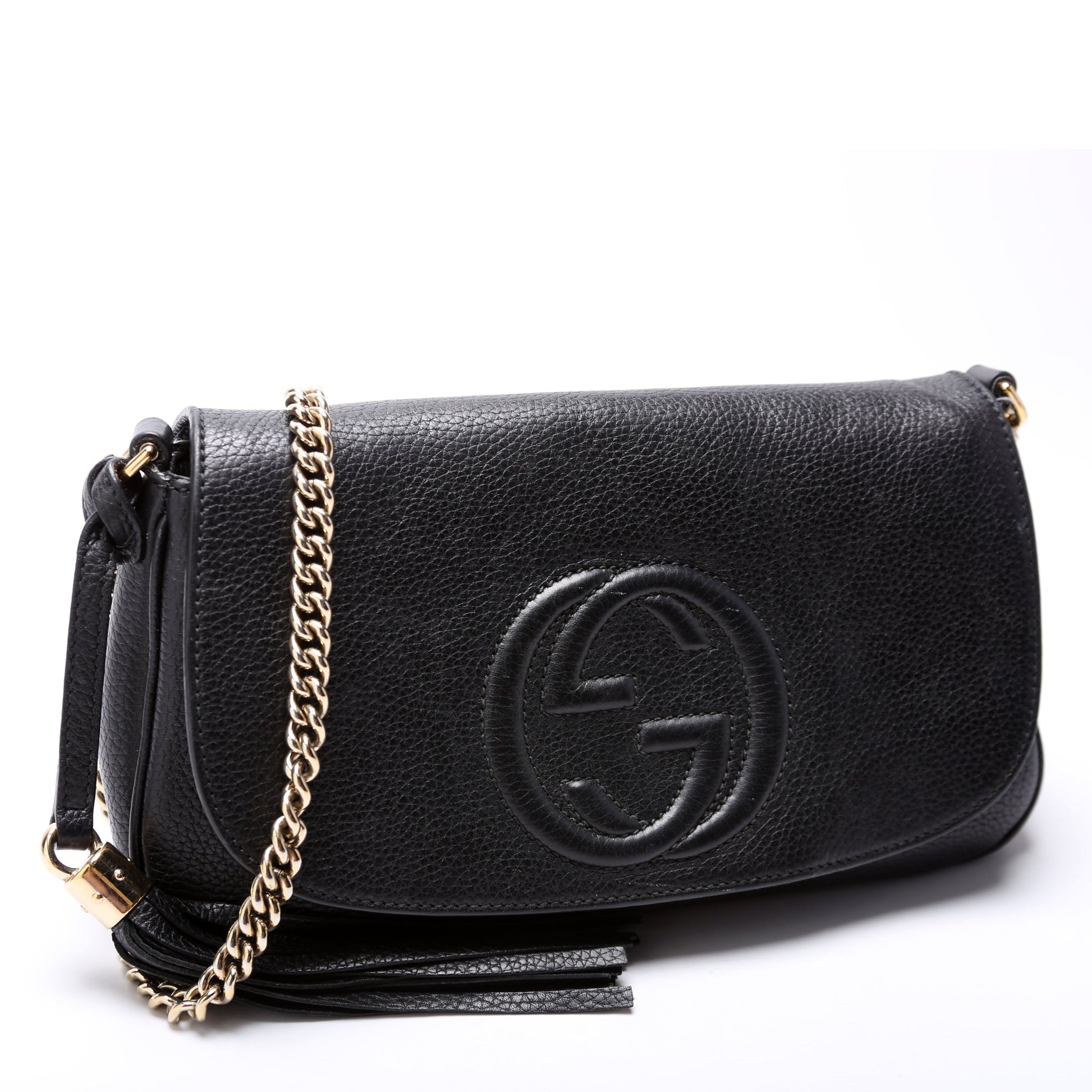 Gucci Soho Tassel Chain Flap Travel Bag Flap 11