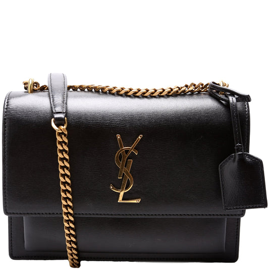 YSL Saint Laurent Saint Laurent Sunset Smooth Bag Leather Medium Travel Bag
