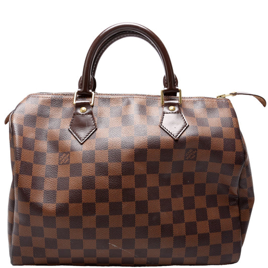 Louis Vuitton Speedy 30 Ebene Damier Handbag Ebene 37