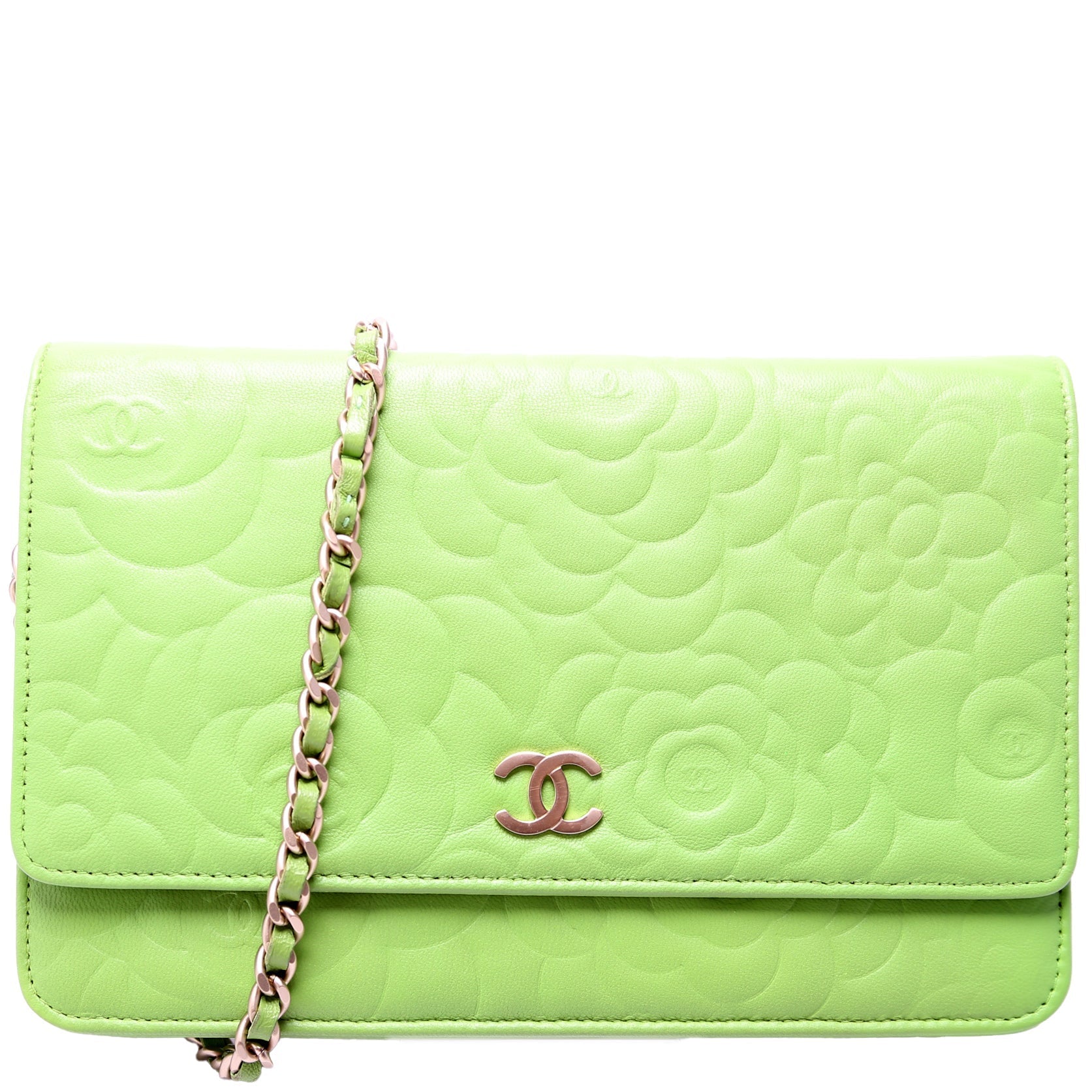 Chanel Camellia Embossed WOC 17M Clutch Bag 17M 1