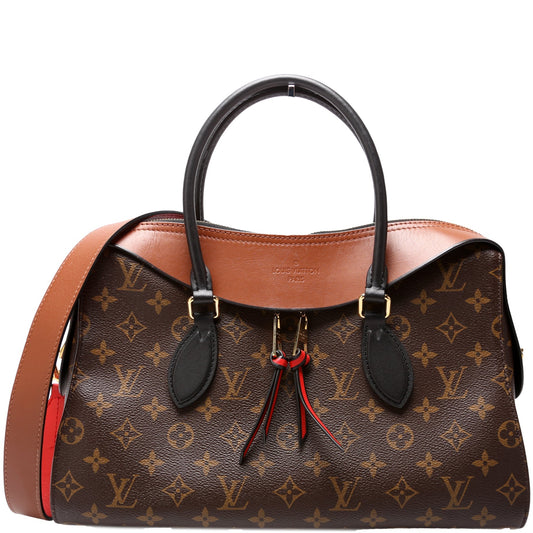 Louis Vuitton Tuileries Monogram Leather Handbag Leather 3