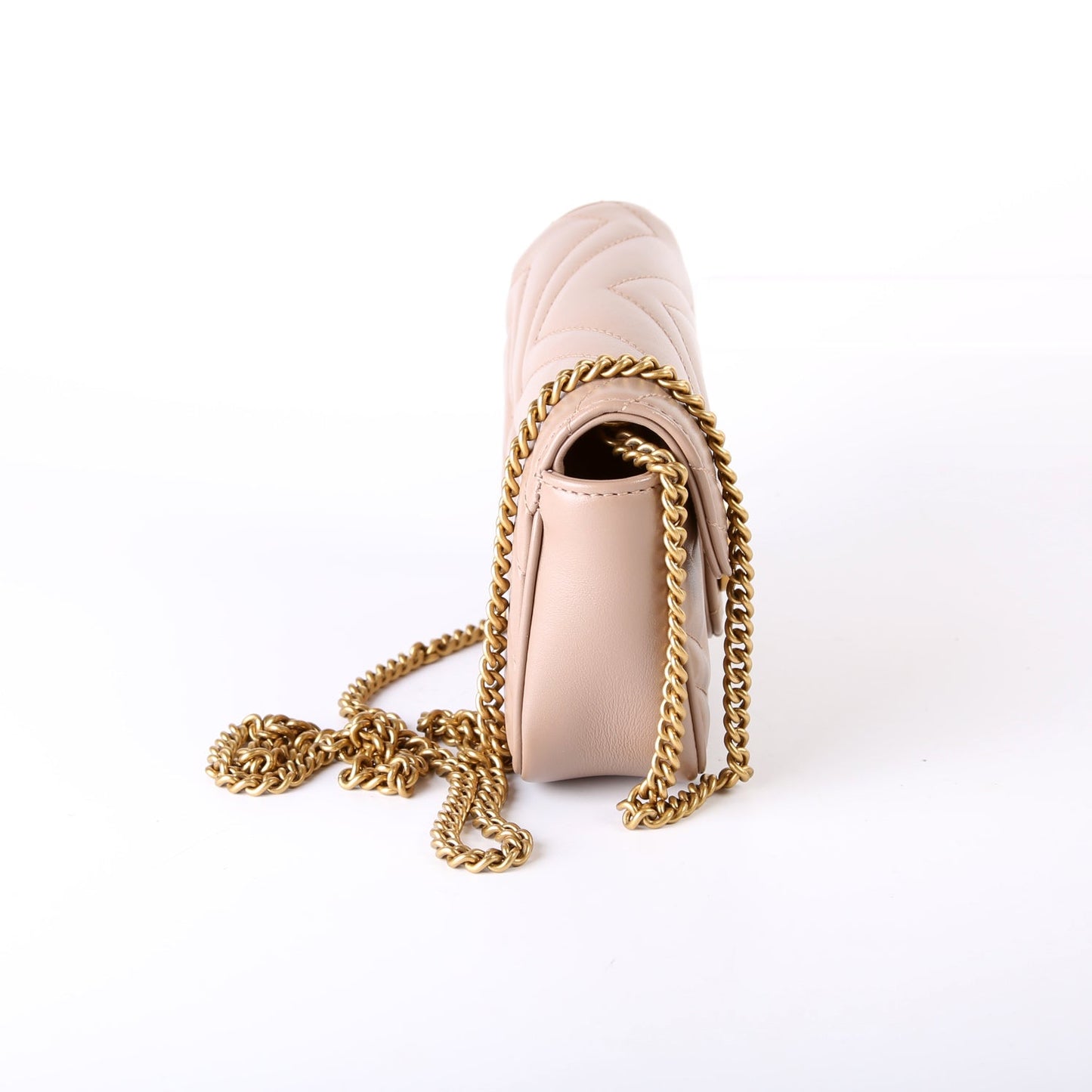 Gucci Marmont Torchon Super Leather Mini Flap Travel Bag