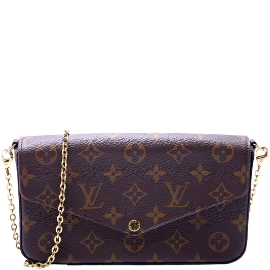Louis Vuitton Pochette Felicie Monogram Clutch Bag Monogram 37
