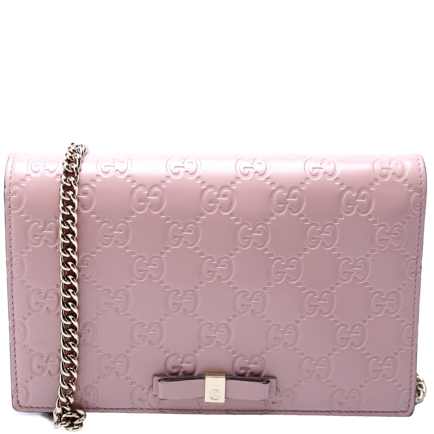 Gucci Guccissima Chain 1 Wallet Case