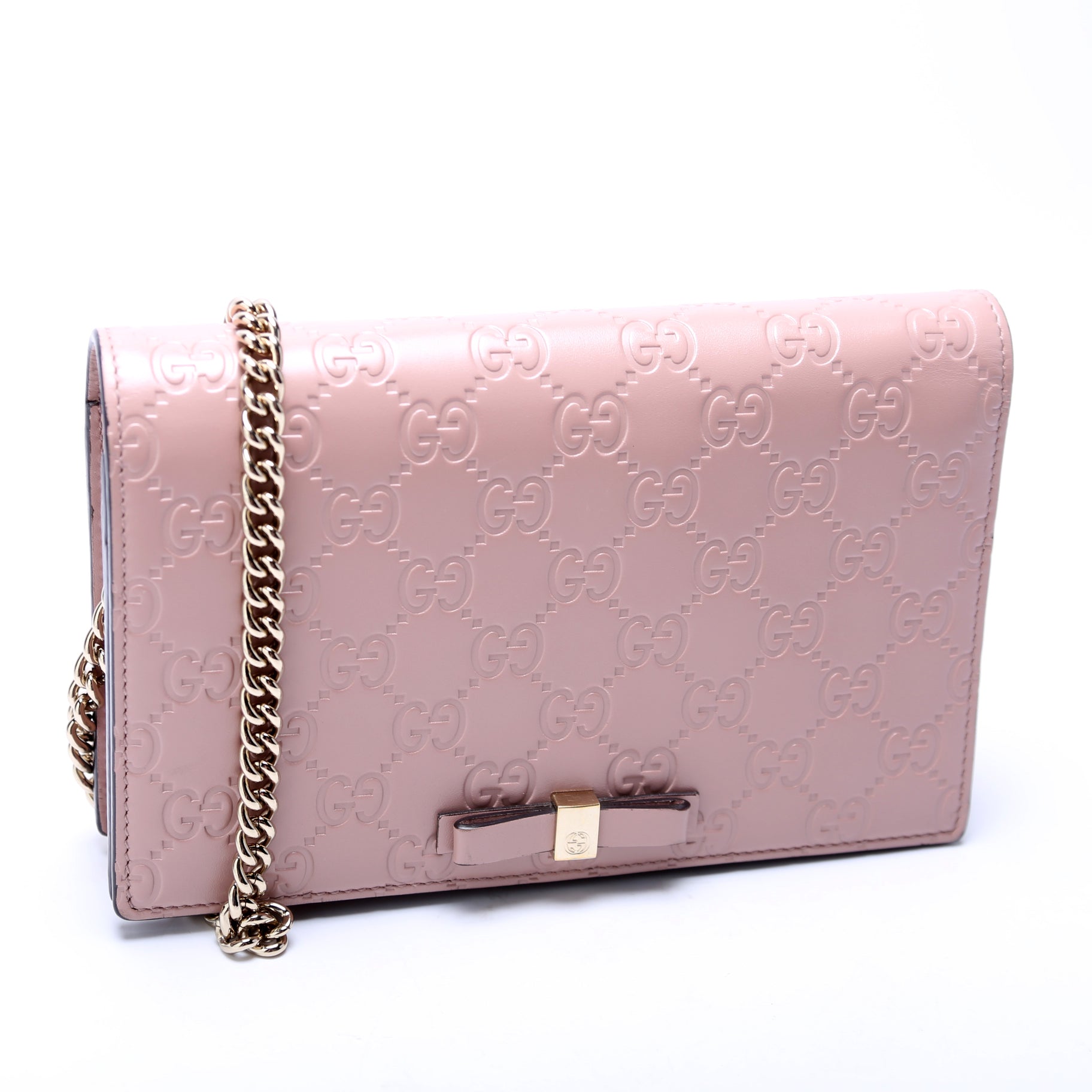Gucci Guccissima Chain 1 Wallet Case