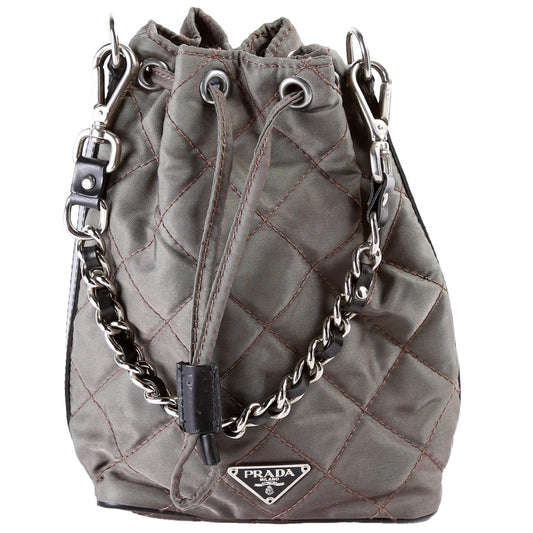 Prada Bucket Bag Nylon Quilted
