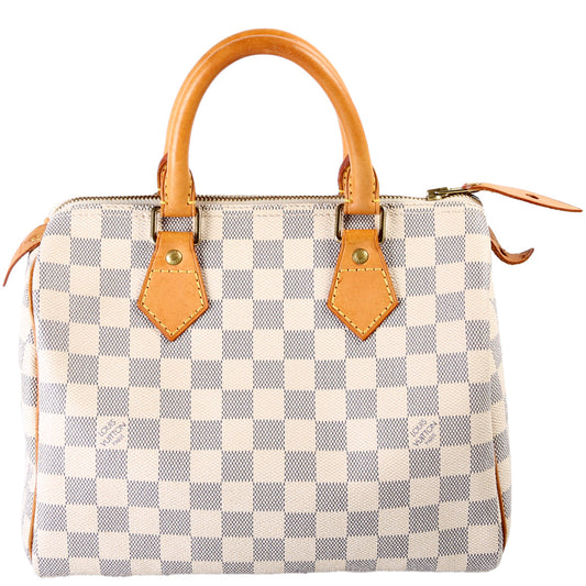 Louis Vuitton Speedy 30 Azur Damier Handbag Azur 43