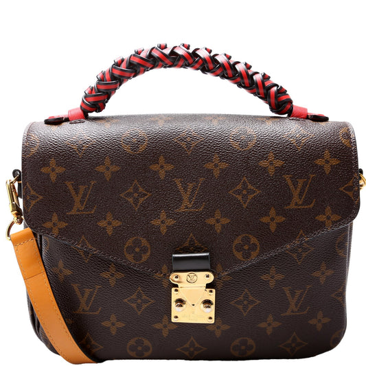Louis Vuitton Pochette Metis Braided Monogram Clutch Bag Braided 2