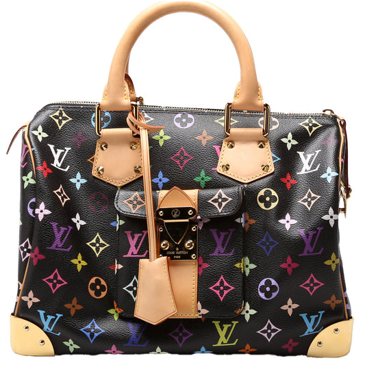 Louis Vuitton Speedy 30 Multicolor Handbag Multicolor 5