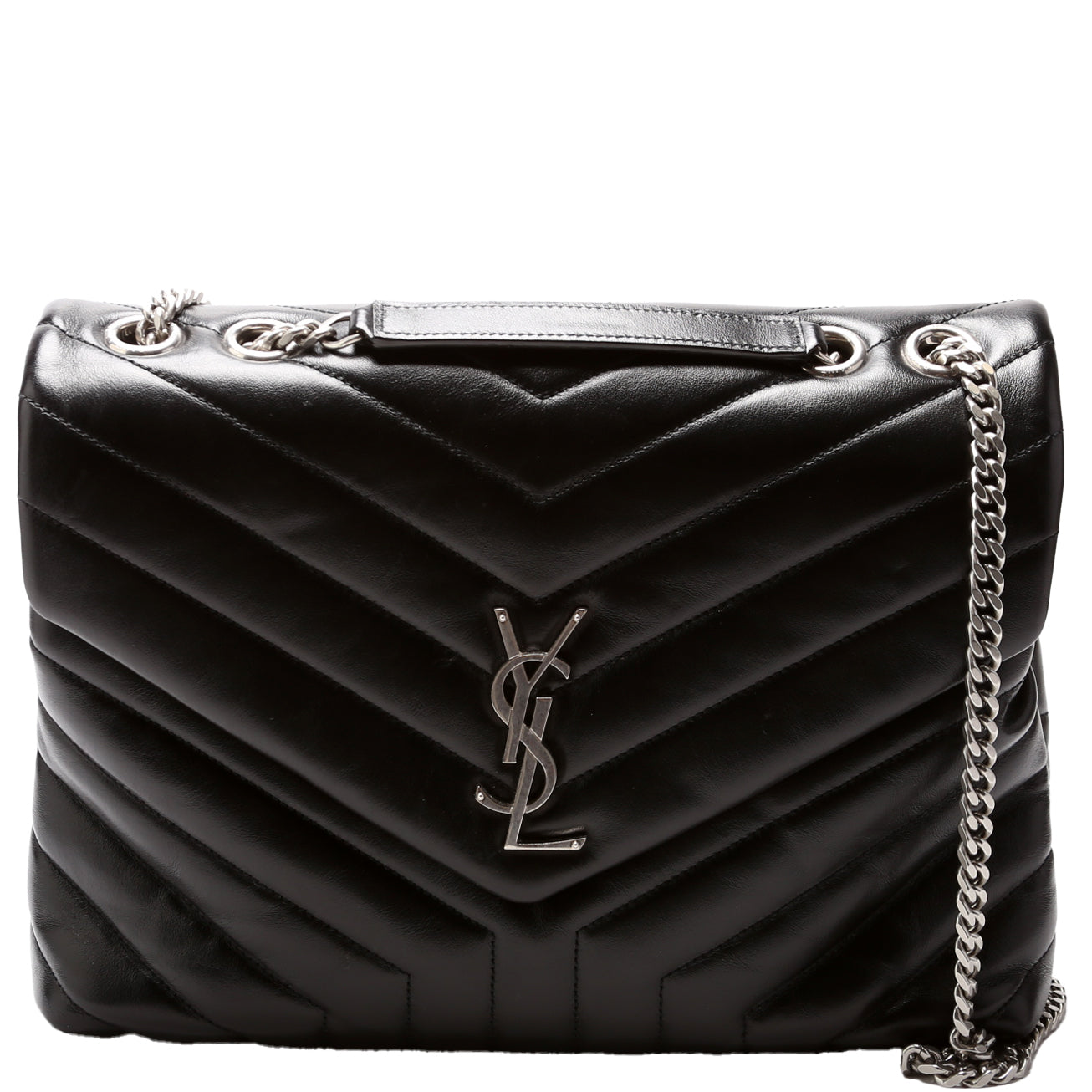 YSL Saint Laurent Saint Laurent Loulou Bag Quilted Medium Travel Bag