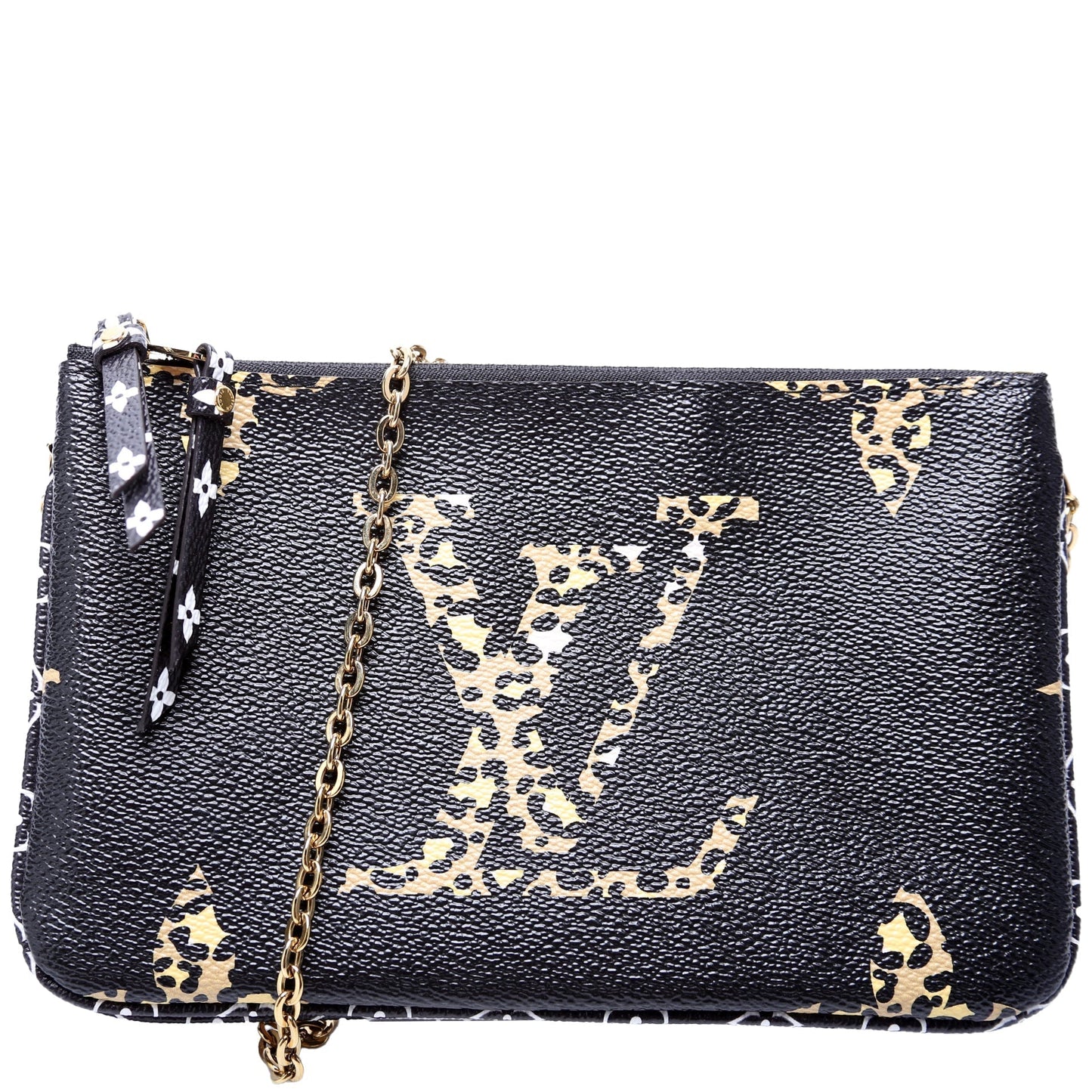 Louis Vuitton Double Zip Pochette Jungle Clutch Bag