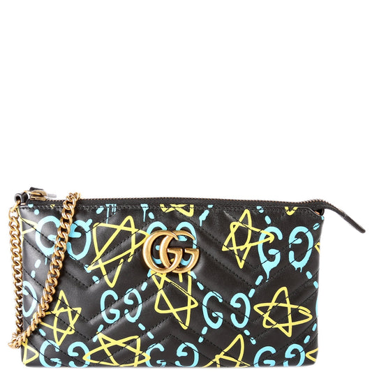 Gucci ghost GG Marmont Mini Chain Travel Bag