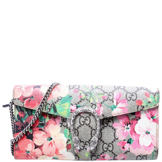 Gucci GG Supreme Blooms WOC Travel Bag
