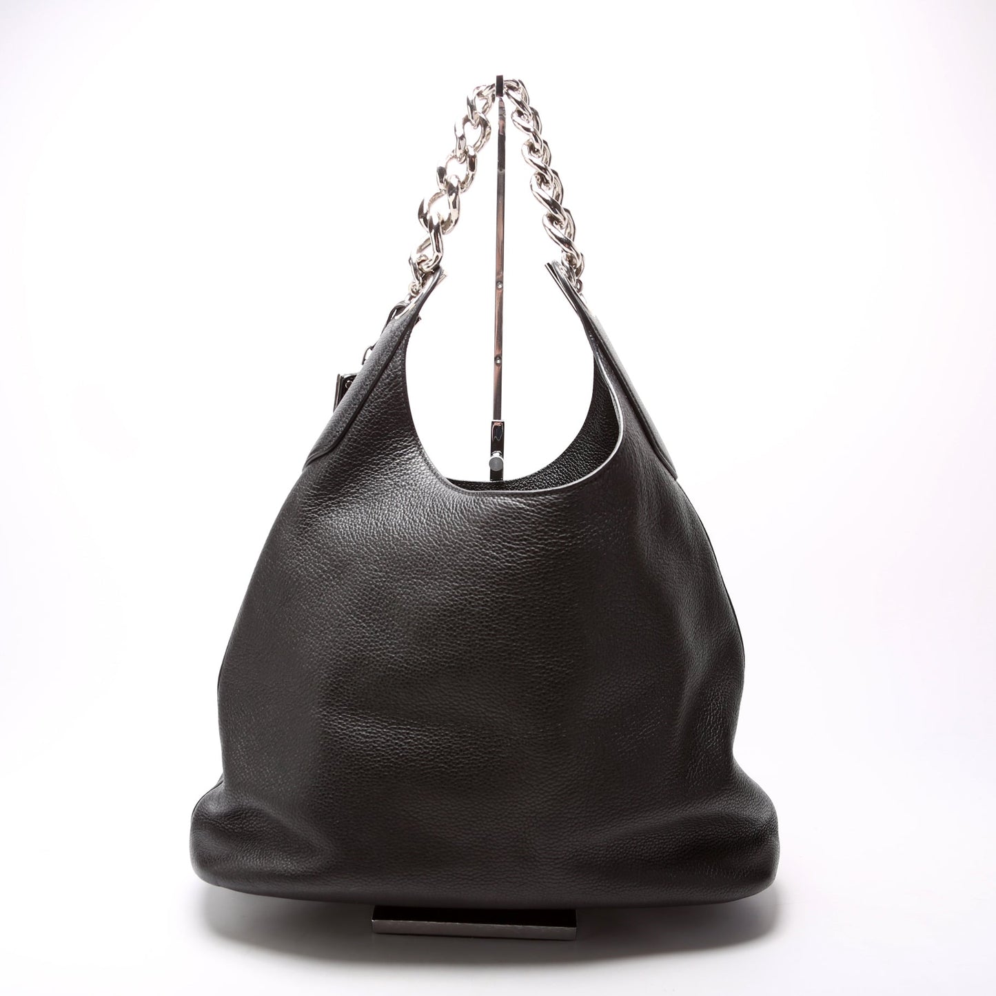 Prada Vitello Daino Hobo Bag Chain Travel Bag