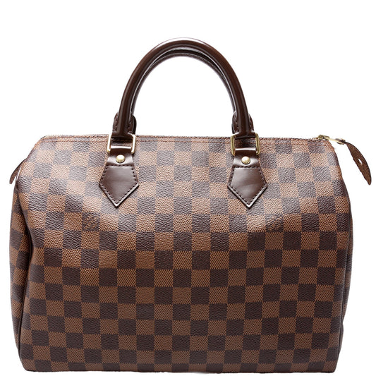 Louis Vuitton Speedy 30 Ebene Damier Handbag Ebene 39