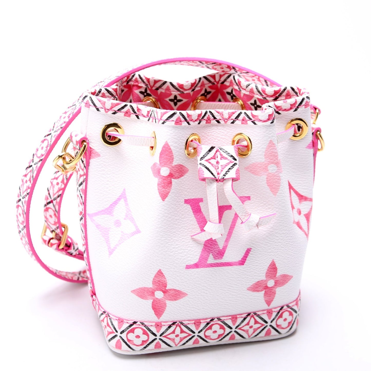 Louis Vuitton Noe "By Pool" Watercolor Nano Handbag