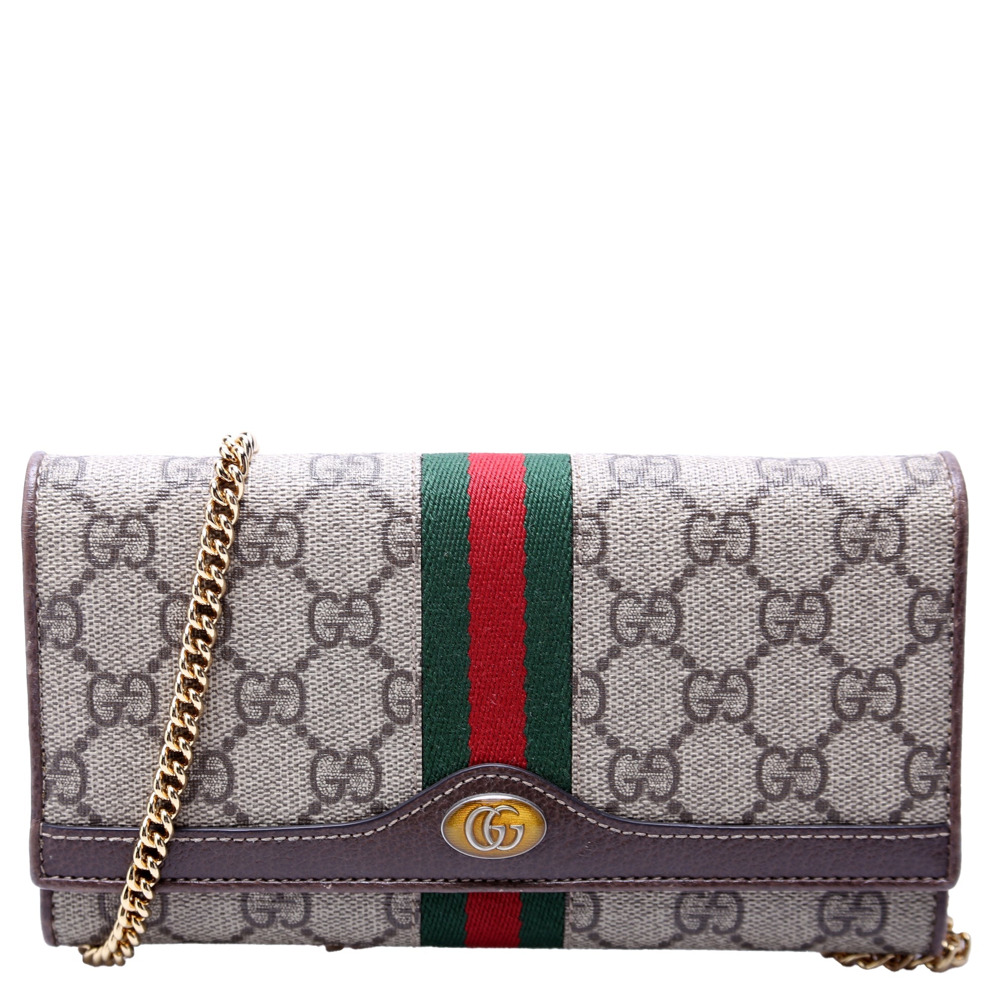 Gucci Ophidia GG Supreme Chain Wallet Case Wallet 2