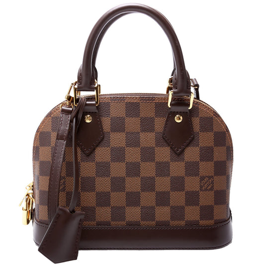 Louis Vuitton Alma BB Ebene Damier Handbag Ebene 7