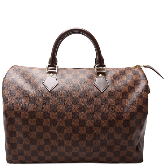 Louis Vuitton Speedy 35 Ebene Damier Handbag Ebene 17
