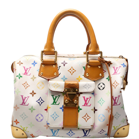 Louis Vuitton Speedy 30 Monogram Multicolor Handbag Monogram 9