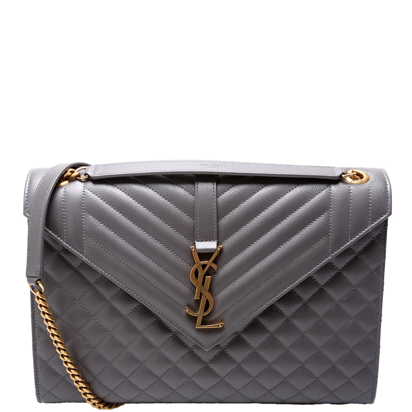 YSL Saint Laurent Saint Laurent Envelope Triquilt Bag Large Travel Bag