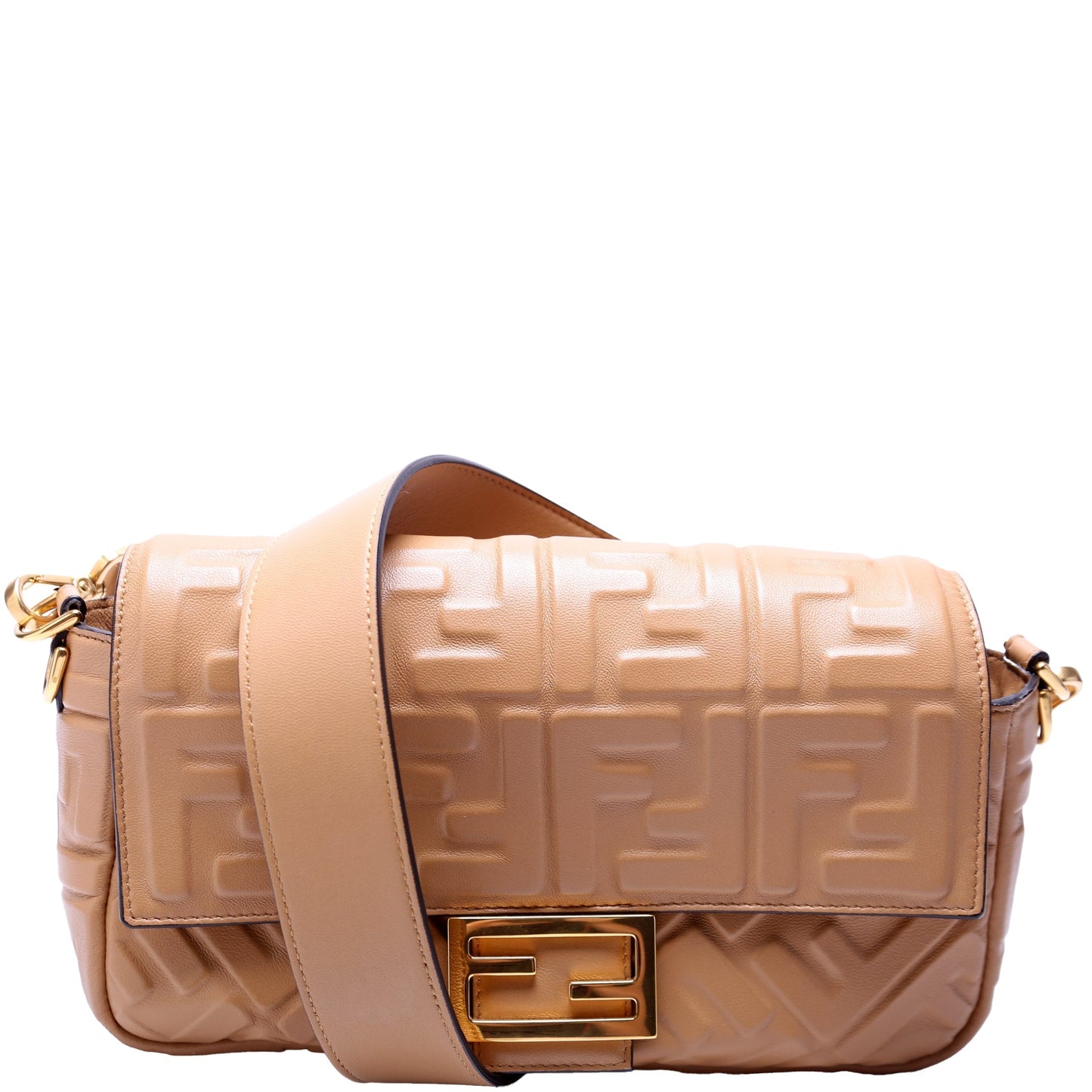 Fendi Ff Miniuette Bag Leather Travel Bag