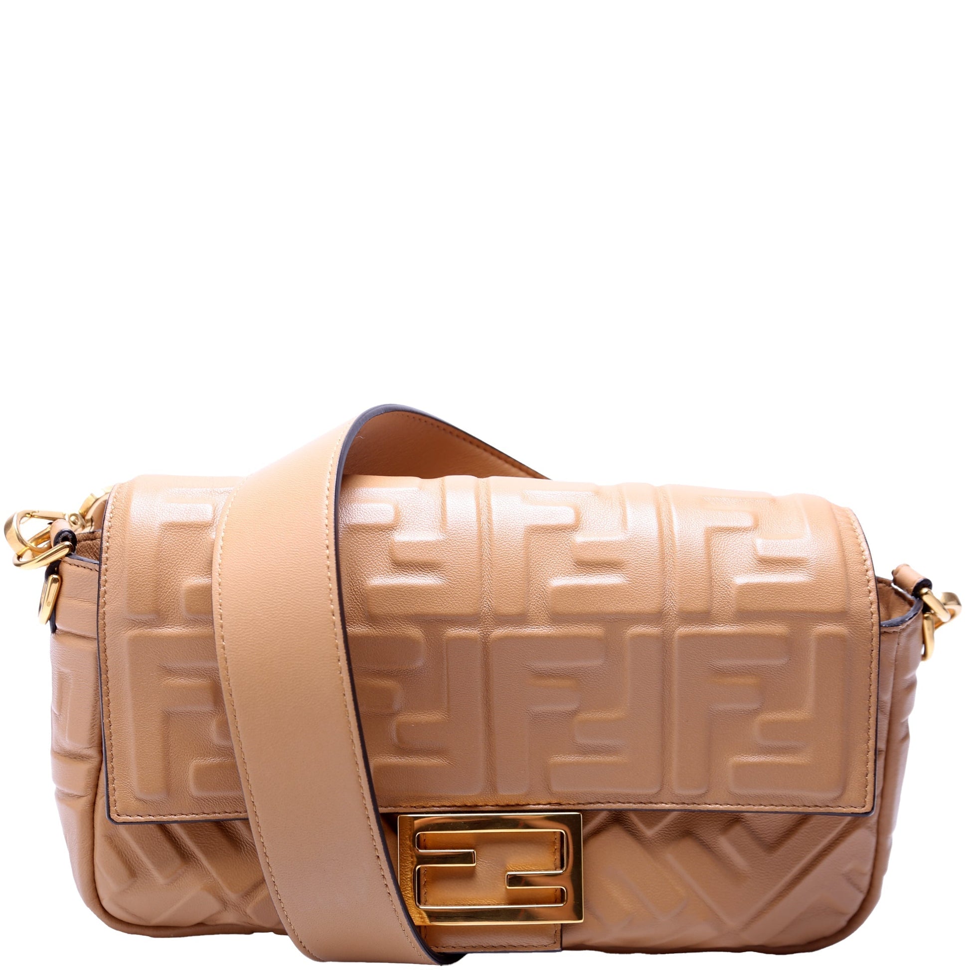 Fendi Ff Miniuette Bag Leather Travel Bag