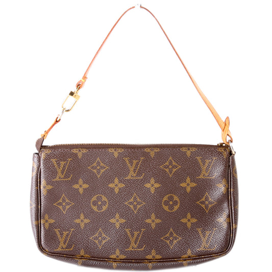 Louis Vuitton Pochette Accessories Monogram Clutch Bag Monogram 28