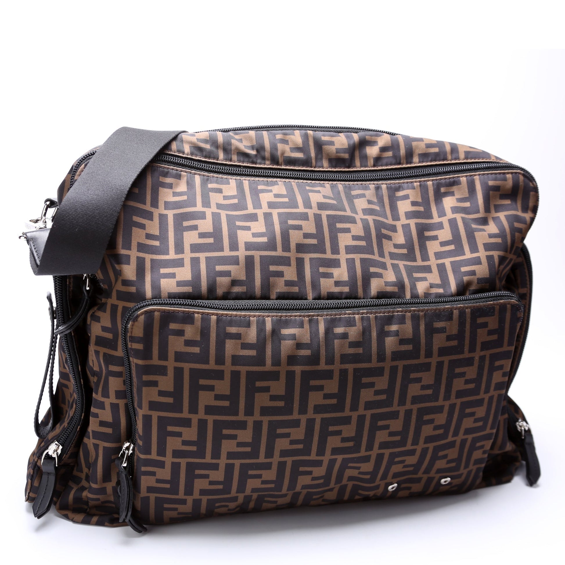 Fendi Ff Econyl Changing Bag Logo Travel Bag