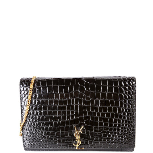 YSL Saint Laurent Saint Laurent Cassandre Woc Croc Embossed Bag Crossbody Bag