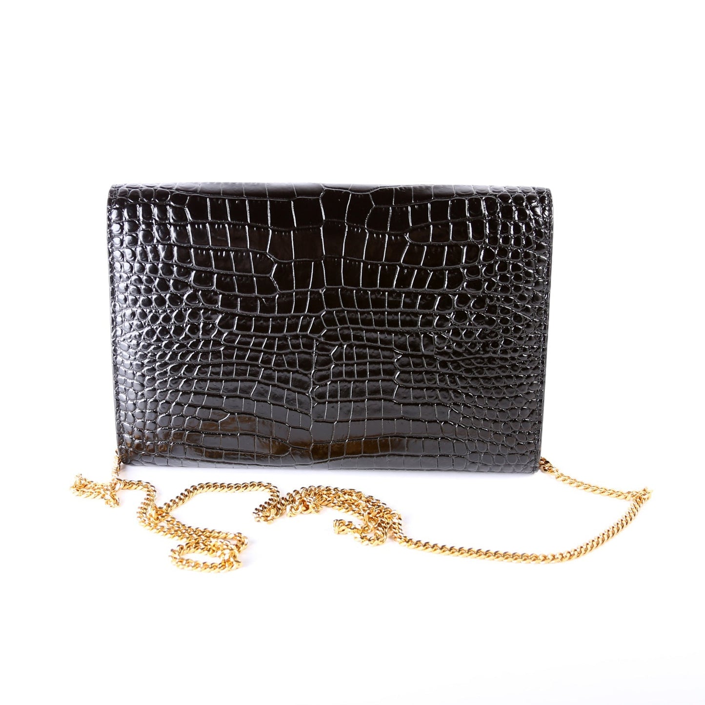YSL Saint Laurent Saint Laurent Cassandre Woc Croc Embossed Bag Crossbody Bag