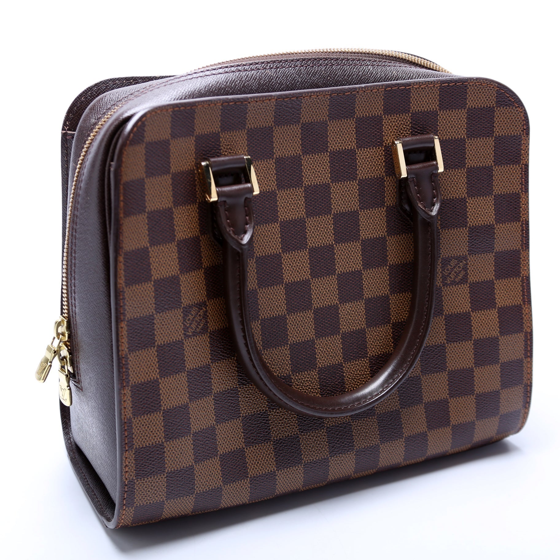 Louis Vuitton Triana Ebene Damier Handbag Ebene 2