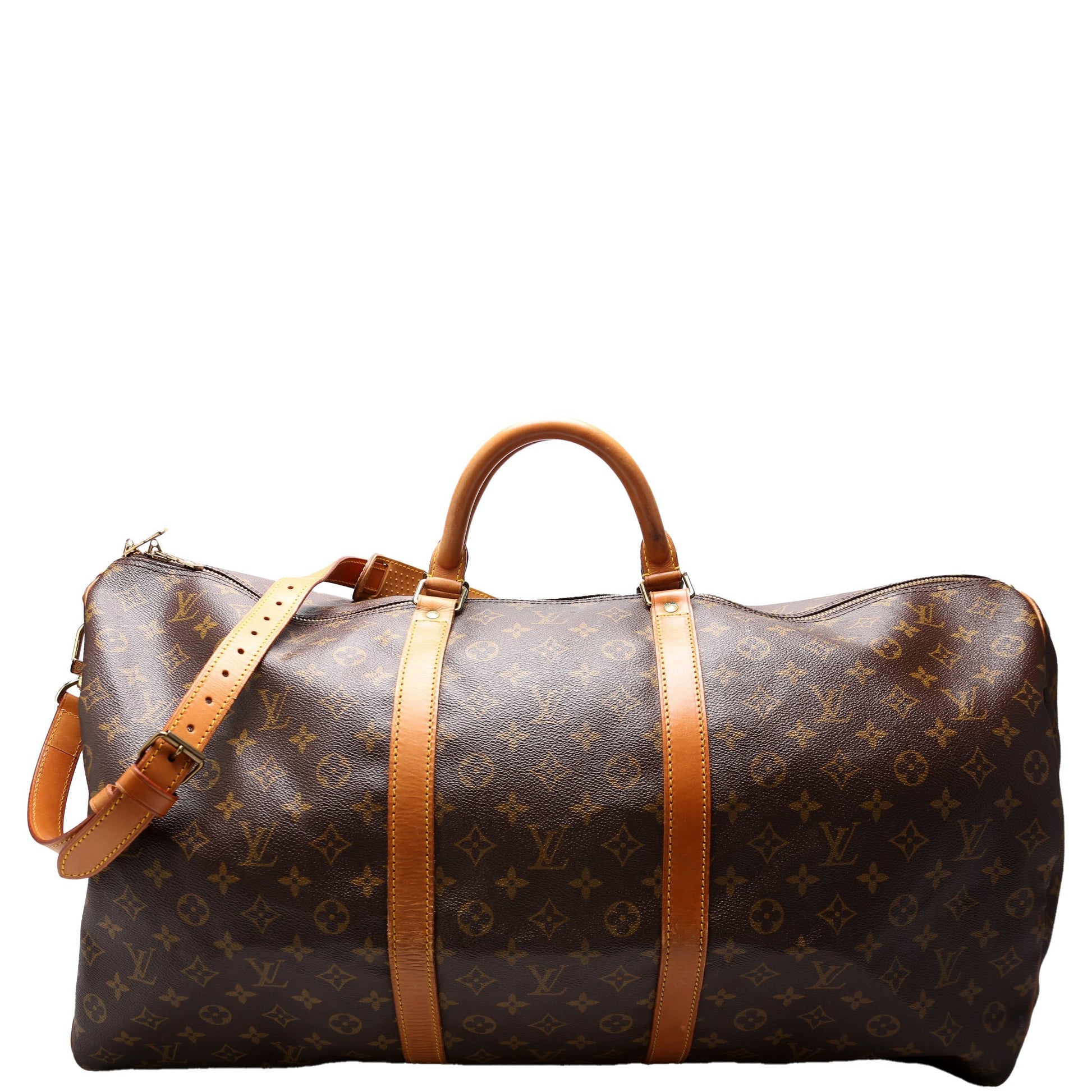 Louis Vuitton Keepall 60 Bandouliere Monogram Travel Bag Monogram 6