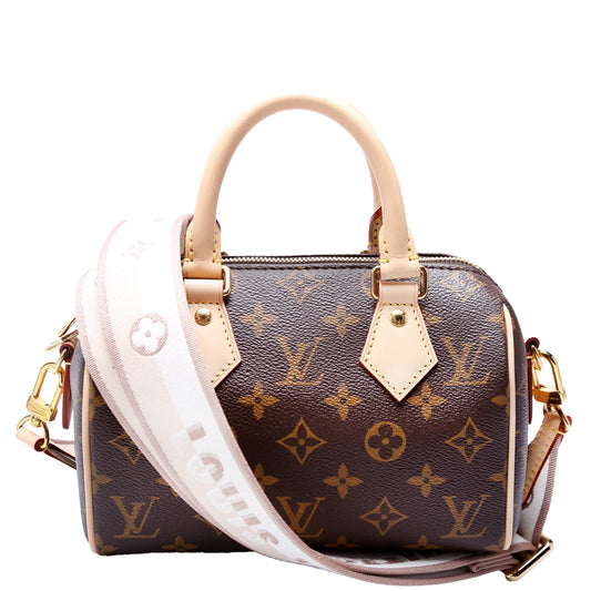 Louis Vuitton Speedy 20 Bandouliere Monogram Canvas Handbag Monogram 1