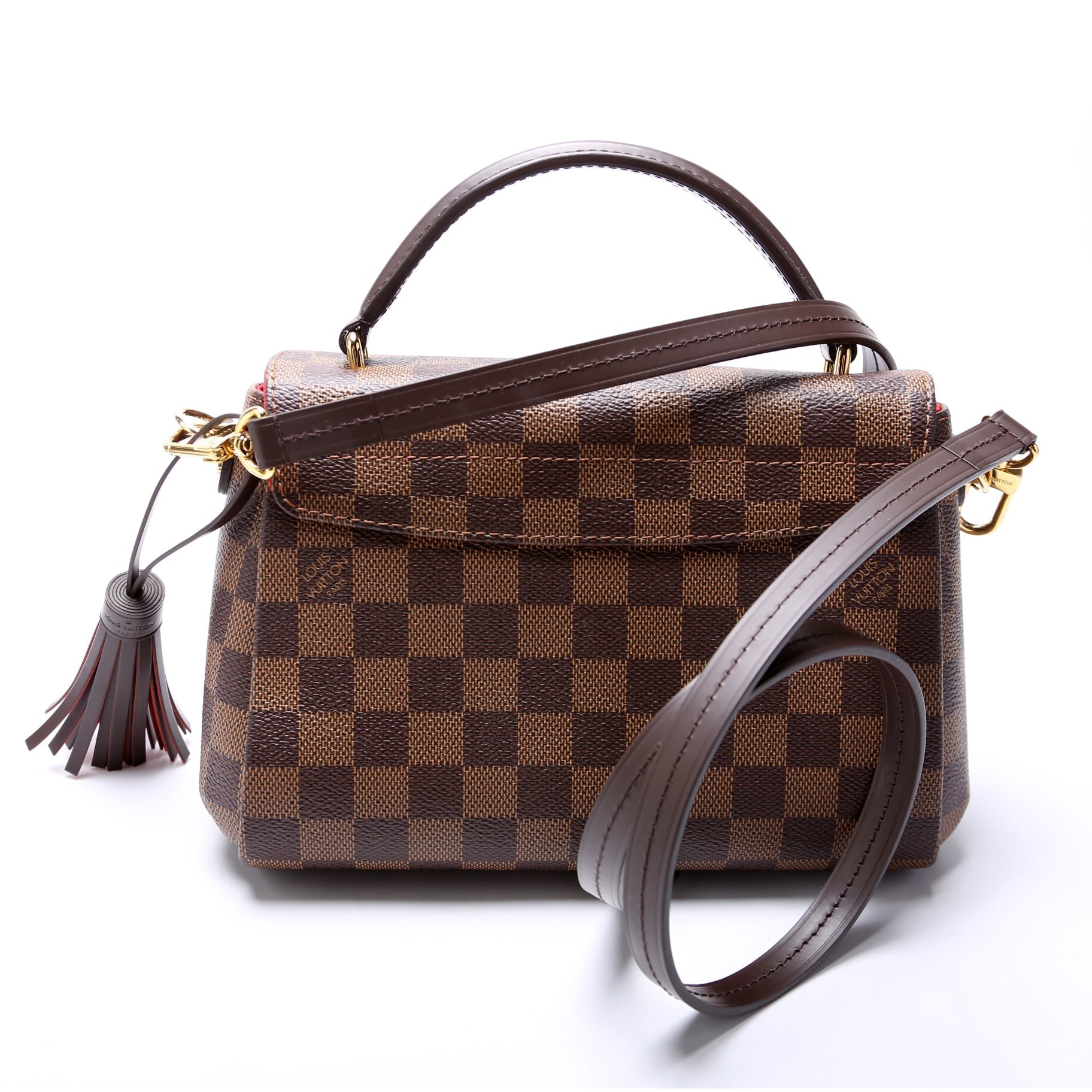 Louis Vuitton Croisette Ebene Damier Handbag Ebene 12