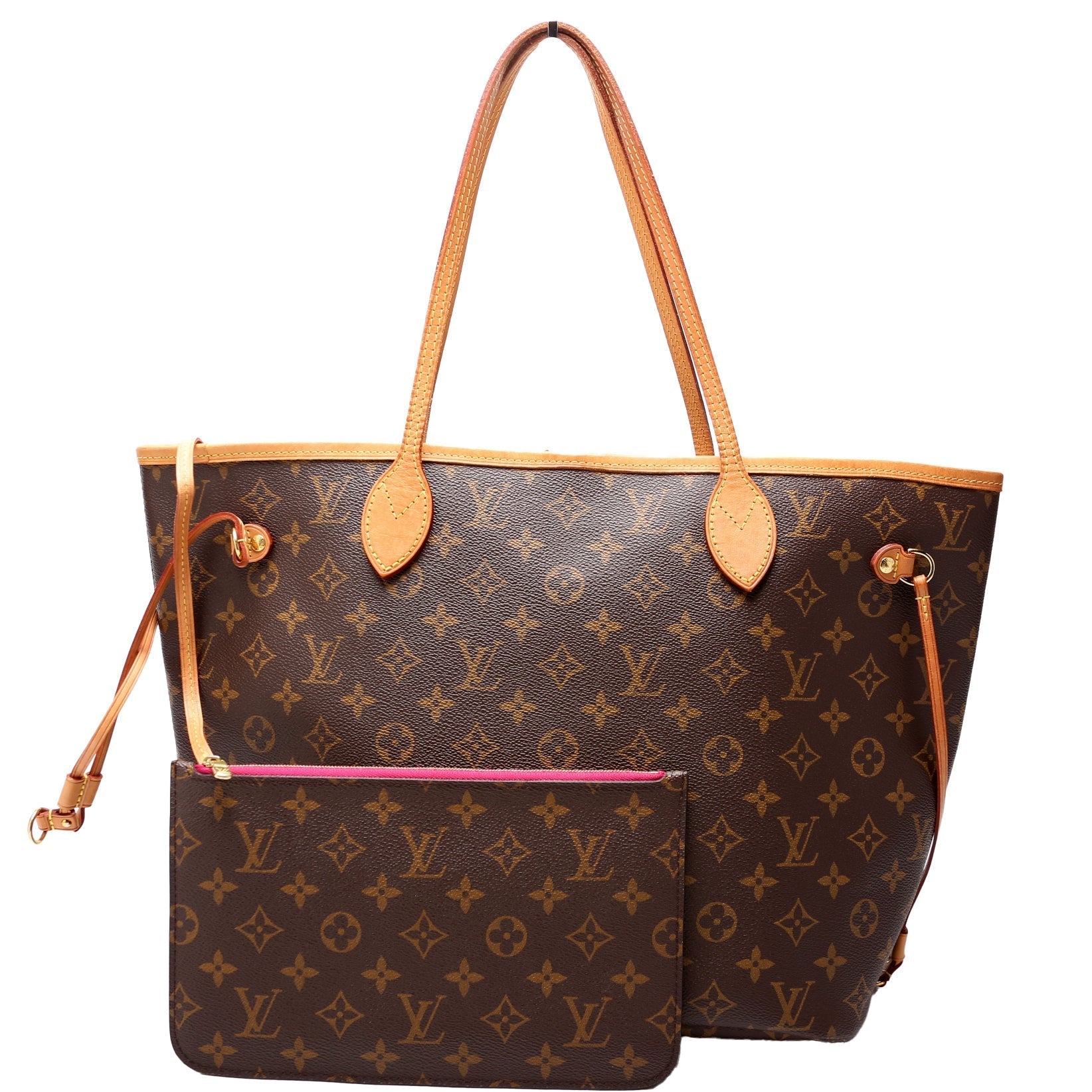 Louis Vuitton Neverfull W MM Monogram Wallet Case Monogram 43
