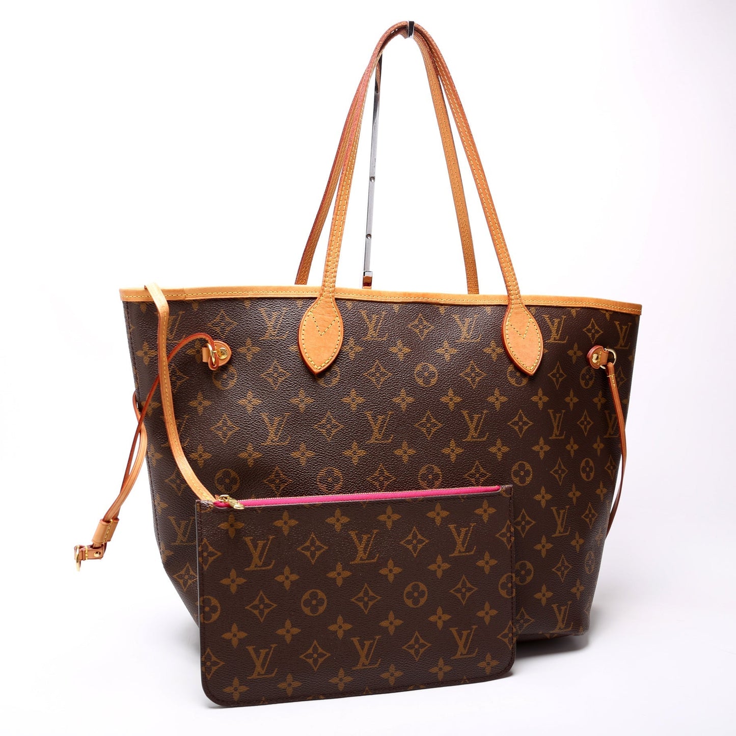 Louis Vuitton Neverfull W MM Monogram Wallet Case Monogram 43