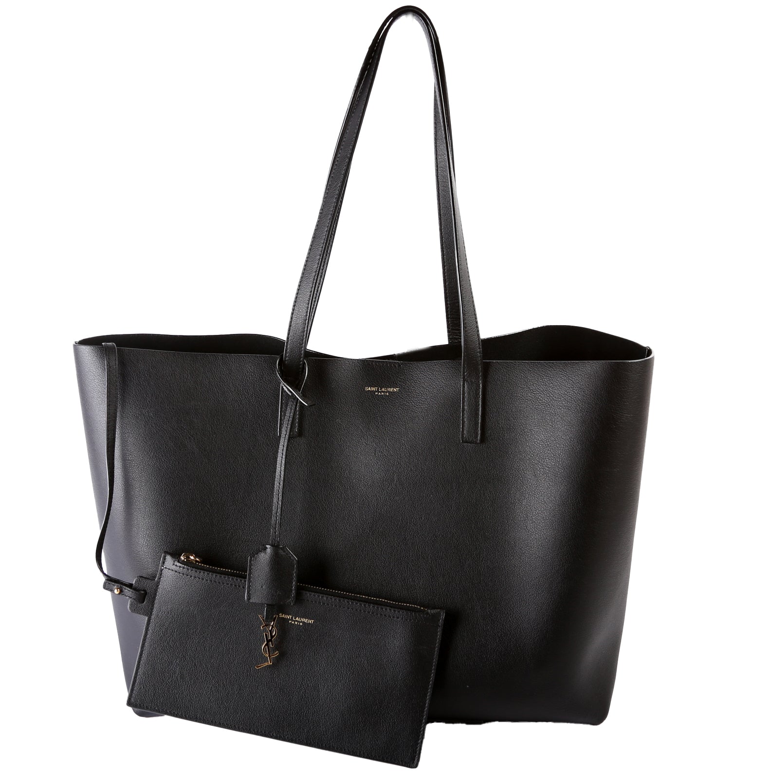 YSL Saint Laurent Saint Laurent Shopping East West Supple Bag Leather Travel Bag