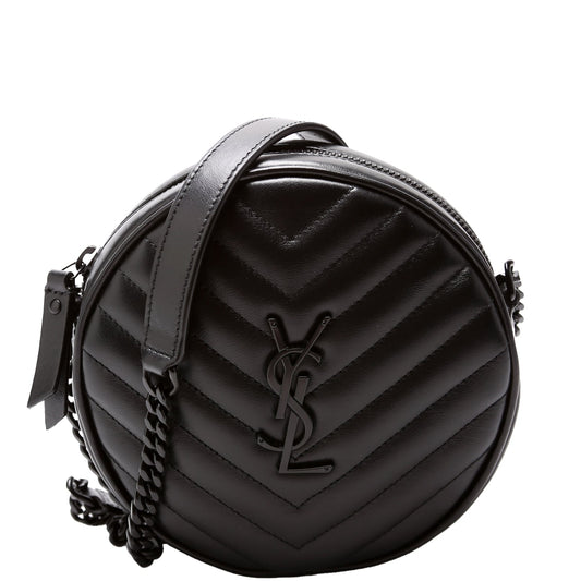 YSL Saint Laurent Grain De Round Camera Bag Crossbody Bag