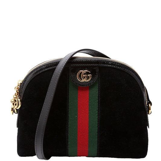 Gucci Ophidia GG Suede Crossbody Bag