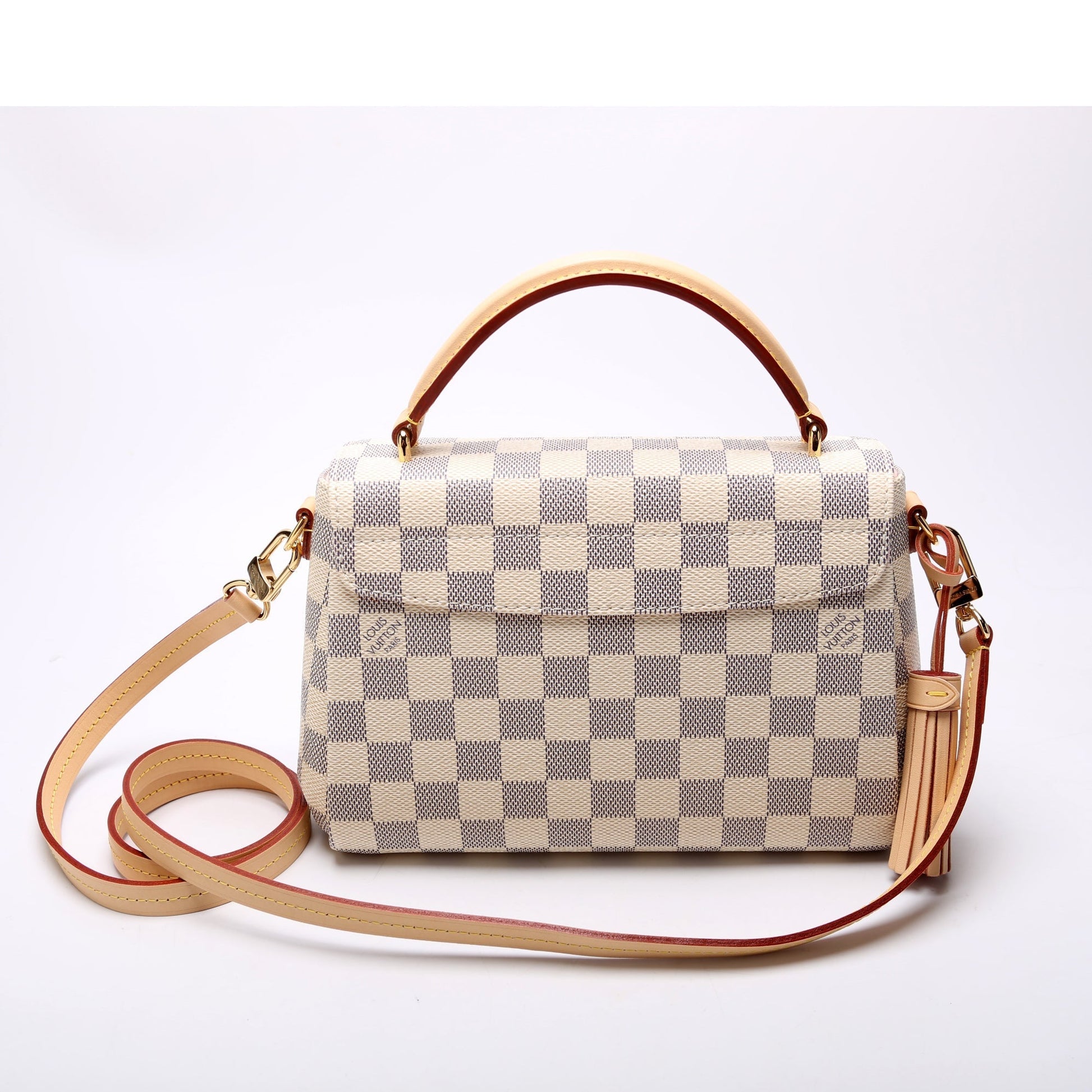 Louis Vuitton Croisette Ebene Damier Handbag Ebene 10