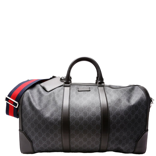 Gucci Carry On GG Supreme Duffle Travel Bag