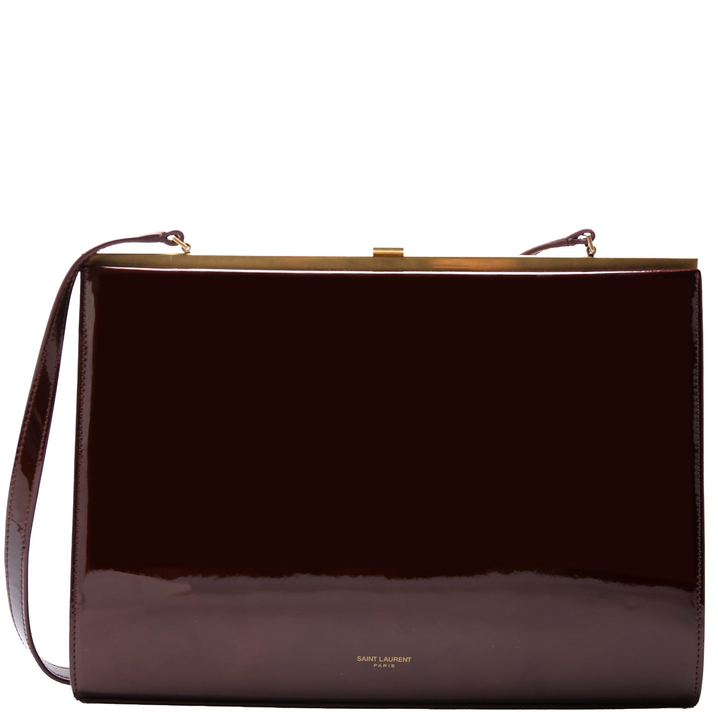 YSL Saint Laurent Saint Laurent Le Anne Marie Patent Shoulder Leather Shoulder Bag