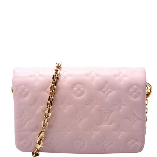Louis Vuitton Pochette Coussin Pink Clutch Bag
