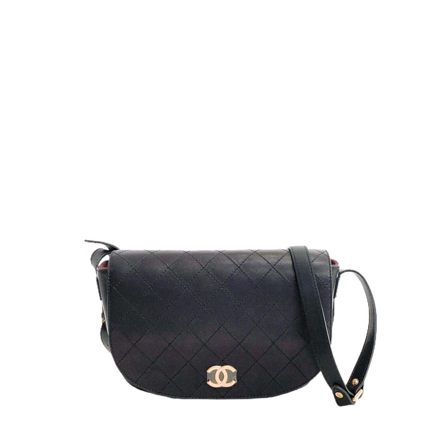 Chanel CC BLACK TYPE MESSENGER