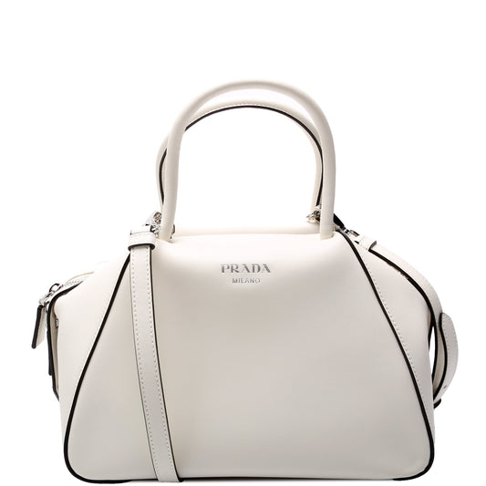 Prada Supernova Handcalfskin Bag White Medium Travel Bag