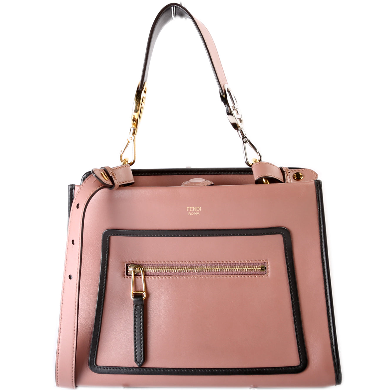 Fendi 8Bh344 Runaway Satchel Bag Pink Small