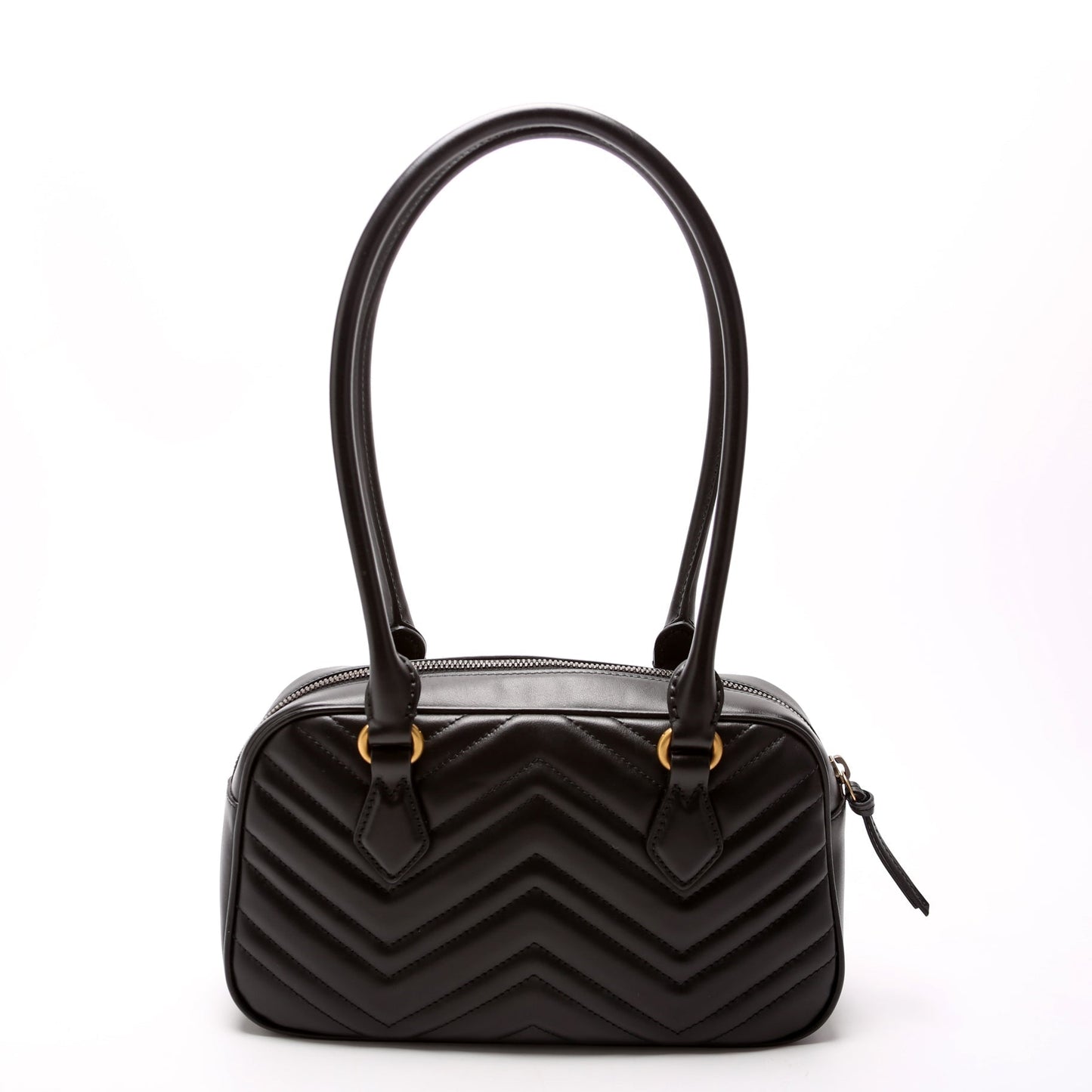 Gucci GG Marmont Black Small Top Handle Travel Bag