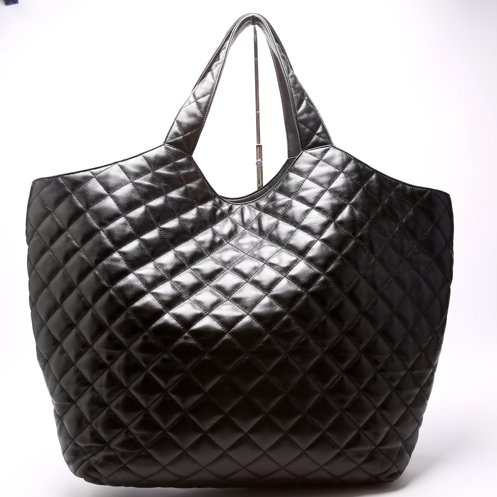 YSL Saint Laurent Icare Shopping Bag Black Maxi Tote Bag Icare Shopping Black