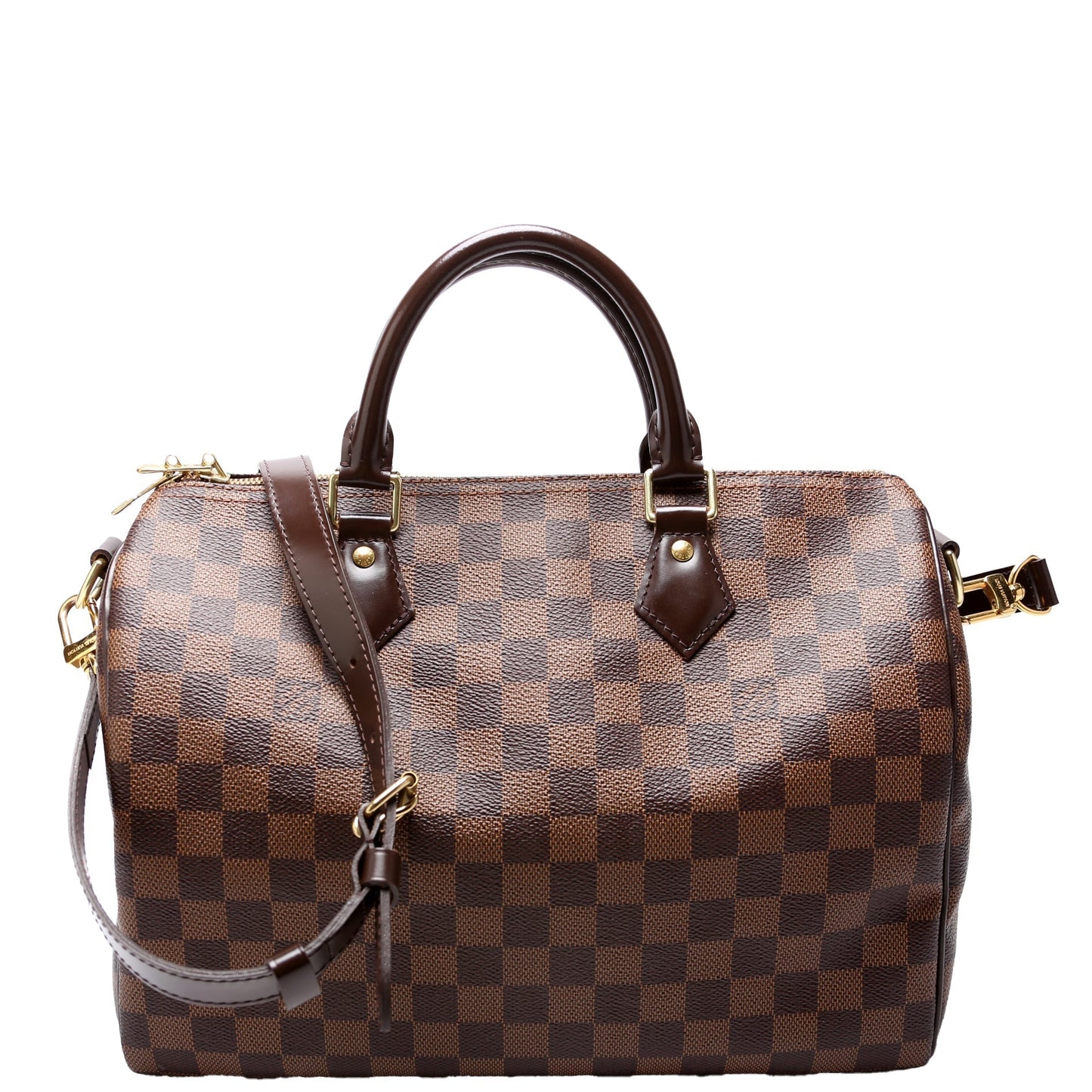 Louis Vuitton Speedy 30 Bandouliere Ebene Damier Handbag Ebene 11